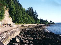Stanley Park seawall, Vancouver © Judith Duk